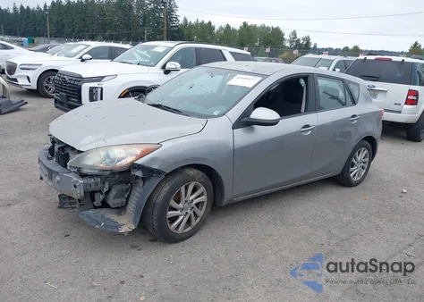 2012 Mazda Mazda3 I Touring из США, поврежденный, VIN JM1BL1L89C1584114